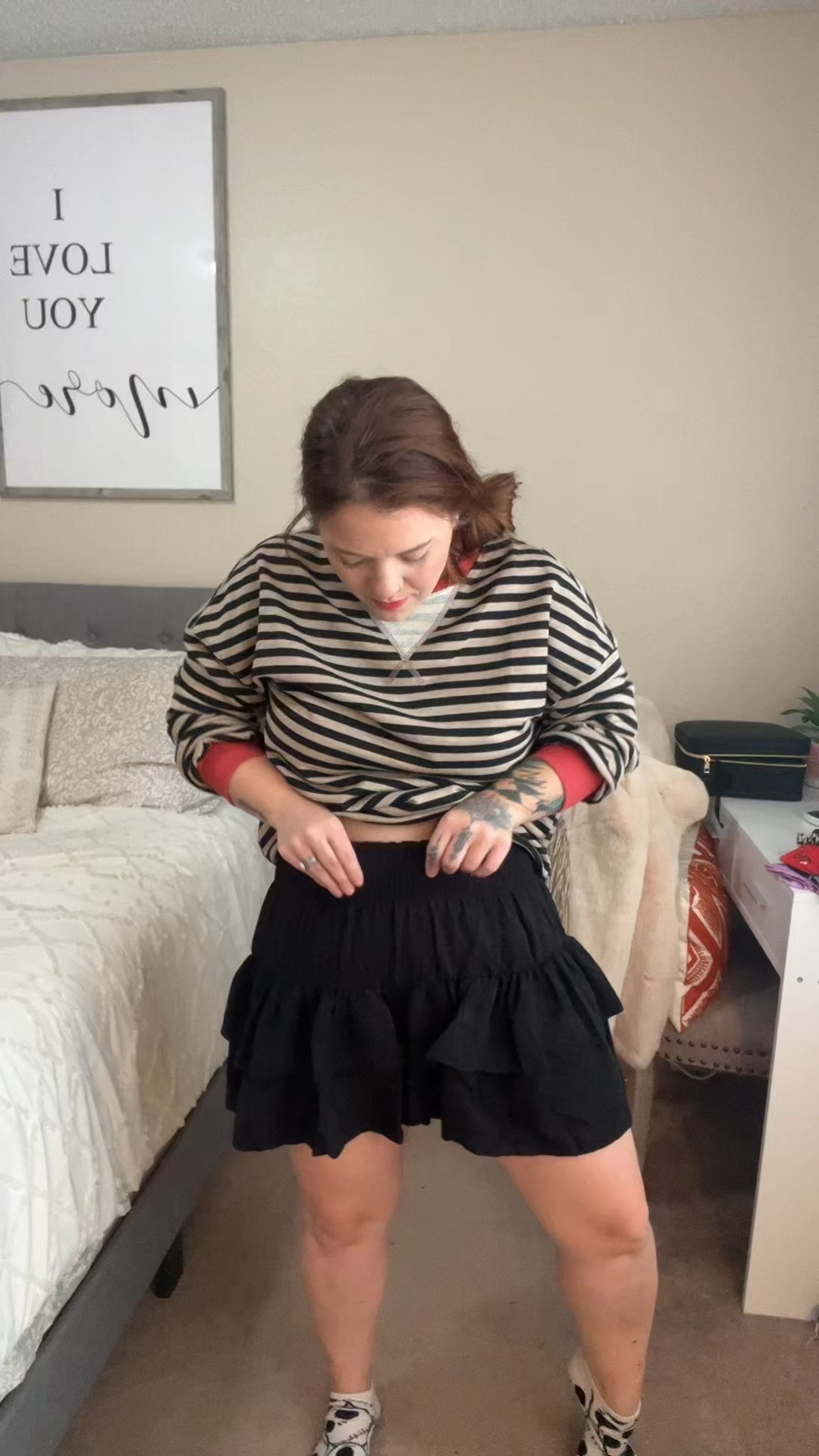 These shorts are so fun and flowy!! They give the illusion of a skirt but security of shorts. Which as a boy mama chasing after kids all day long, I can appreciate. 

#LTKVideo #LTKStyleTip #LTKSeasonal