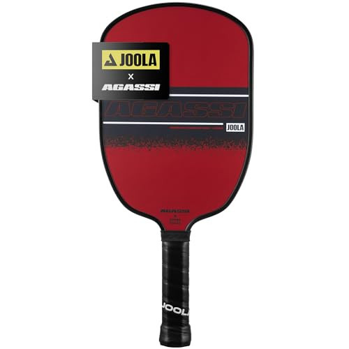 JOOLA Agassi Champion 12mm Pickleball Paddle - Sandblasted Pickleball Racket Increases Spin & Control - Agassi Shape with Extended Sweet Spot - UPA-A Certified - USAP Approved - NFC Chip Enabled | Amazon (US)