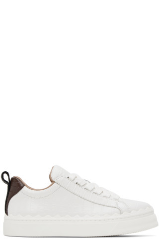 White Lauren Sneakers | SSENSE