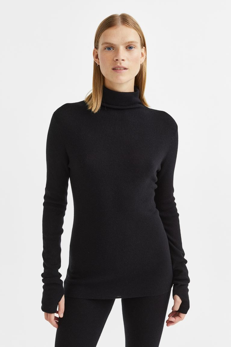 Kaschmirmix-Rollkragenpullover | H&M (DE, AT, CH, NL, FI)