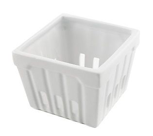 Thirstystone Ceramic White Berry Box | QVC