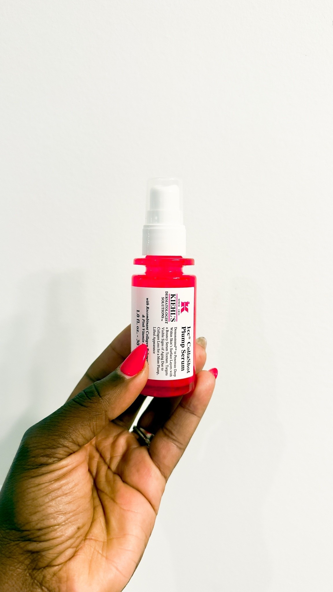 This new serum from @kiehls is amazing! I tried it on my skin just before moisturizing and my skin felt nice and plump. It visibly reduces fine lines and wrinkles due to loss of collagen. Skin care routine, beauty

#LTKBeauty #LTKselfcare