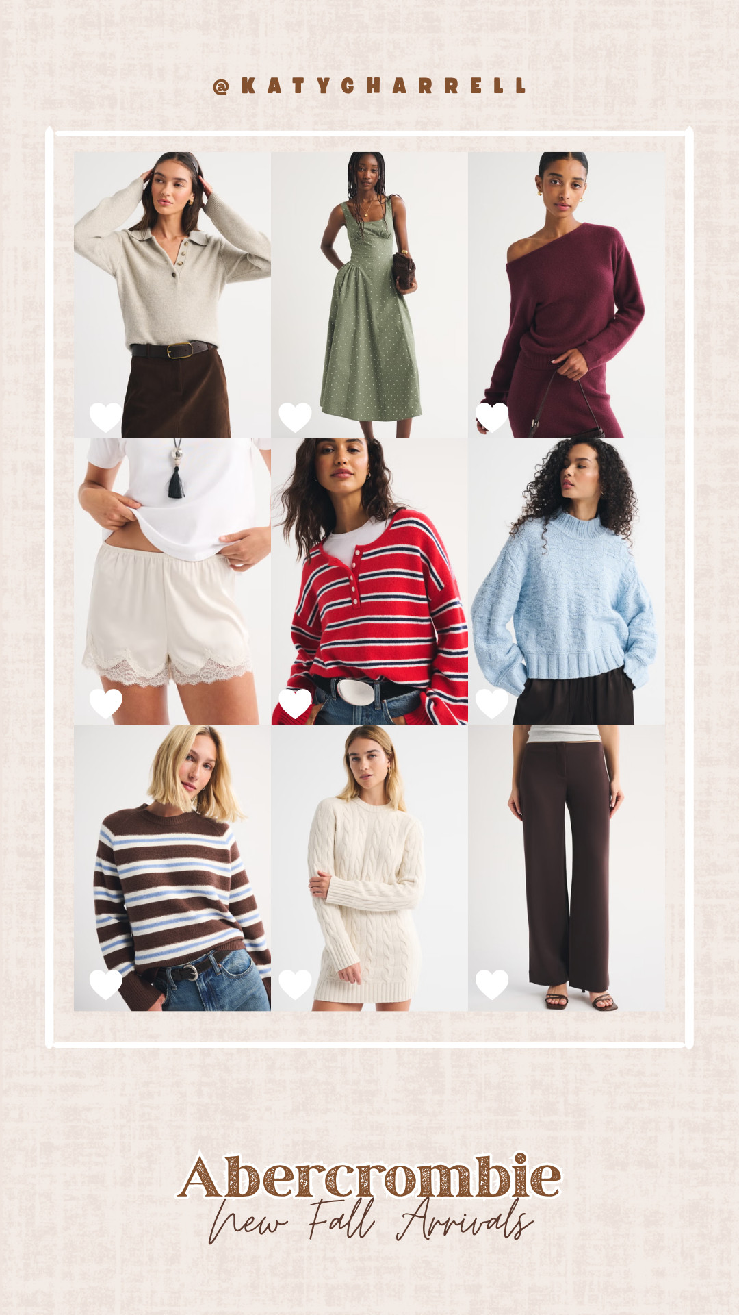 New Fall Arrivals at Abercrombie 🤎 

myAbercrombie Members get an extra 25% off select styles today ✨

fall outfits women, fall dresses, fall wedding guest dress, autumn outfits, date. night outfits, lace shorts, Katy Harrell 

 #LTKootd #LTKSeasonal #LTKSaleAlert