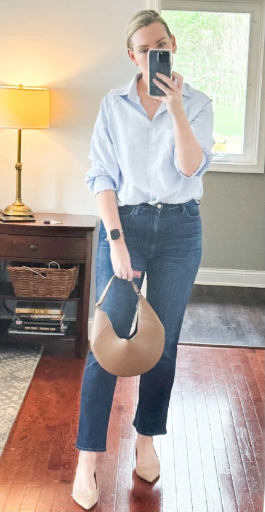 A high/low casual spring outfit  

#LTKSeasonal #LTKover40 #LTKmidsize