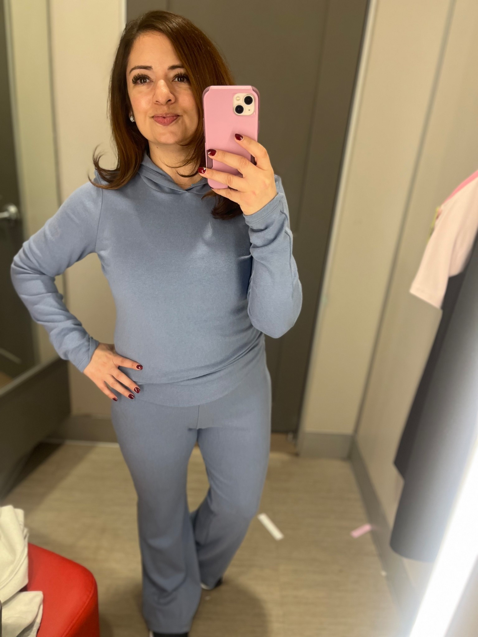 Cozy set target finds 

The pants are on sale  for $17! Size large only size at the store but they were a comfy fit 
Size small in hoodie 



#LTKPetite #LTKSaleAlert