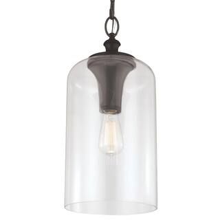 Feiss Hounslow 1-Light Oil Rubbed Bronze Pendant-P1309ORB - The Home Depot | The Home Depot