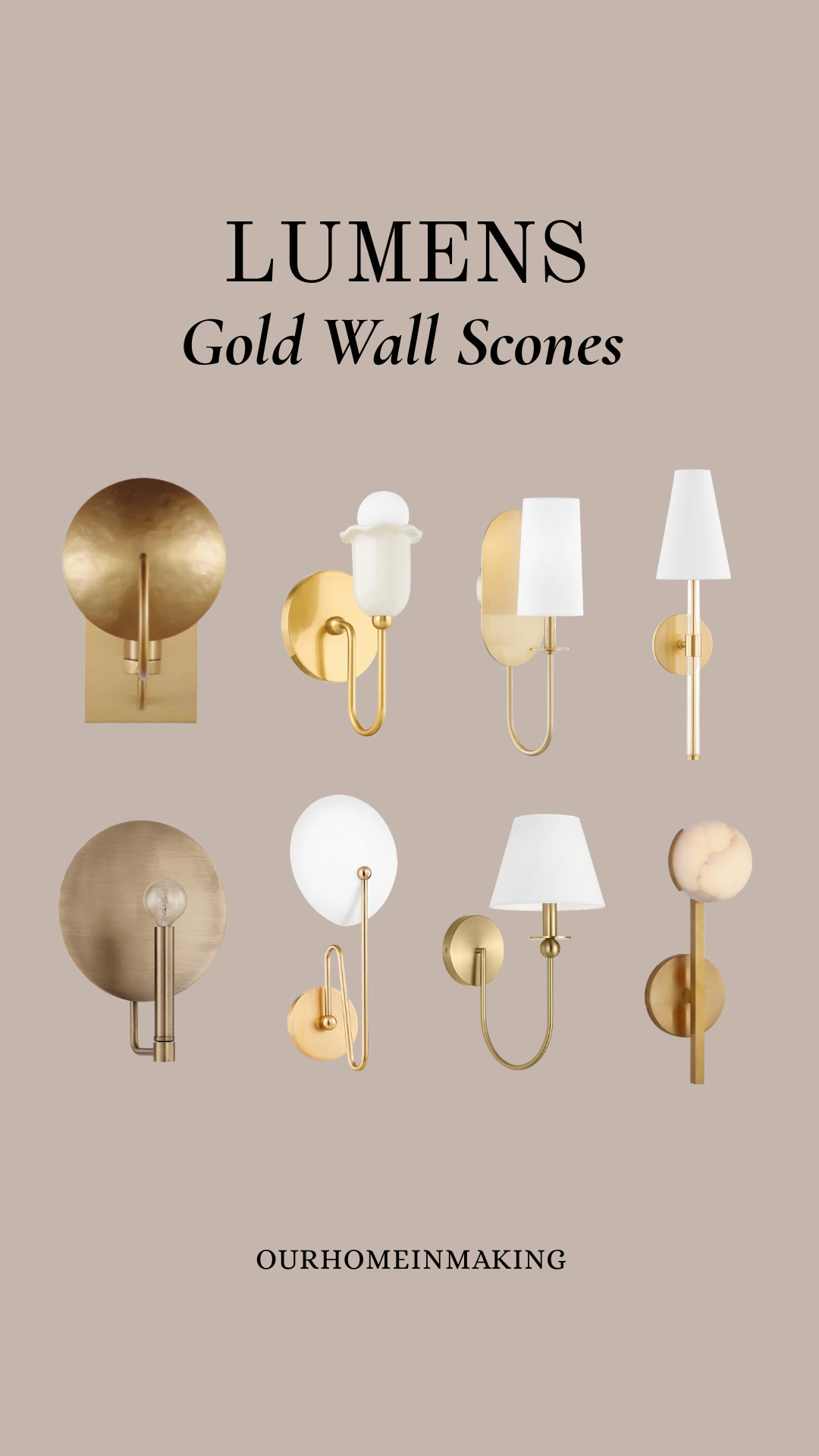 Gorgeous Gold Wall Sconces - perfect for any room in your home! 

 #LTKSeasonal #LTKHome #LTKSaleAlert