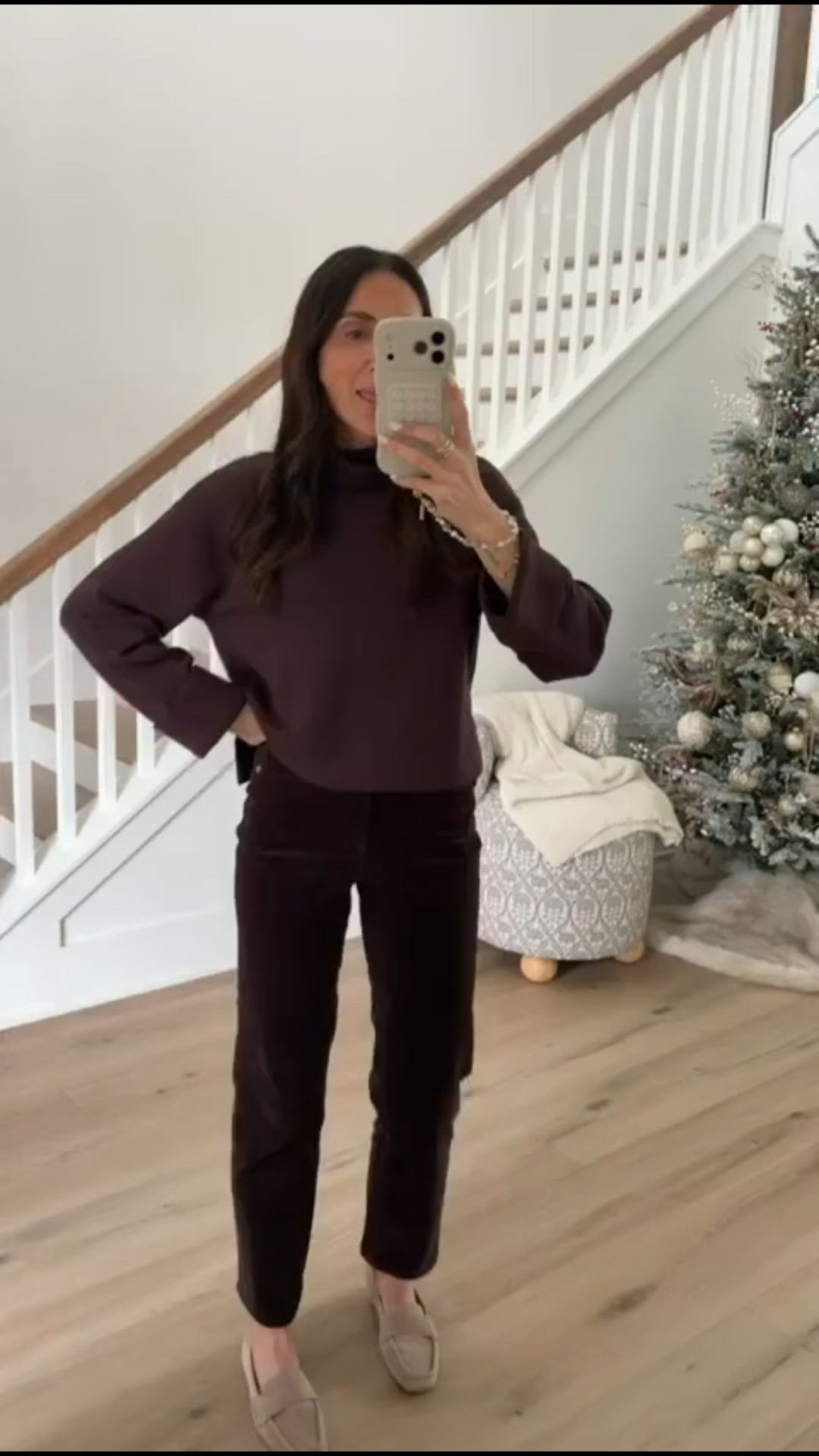 Spanx outfit idea, corduroy pants, spanx sale, winter fashion, annabrstyle.

#LTKOver40 #LTKFindsUnder100