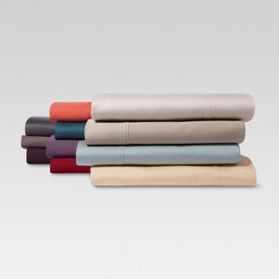 400 Thread Count Solid Performance Sheet Set - Threshold™ | Target