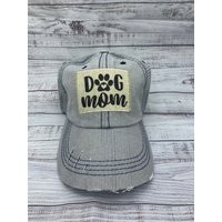 Dog Mom Hat, Raggy Patch Hat, Mom Gear, Trucker Patch Pet, Dog Mom, High Pony Hat | Etsy (US)