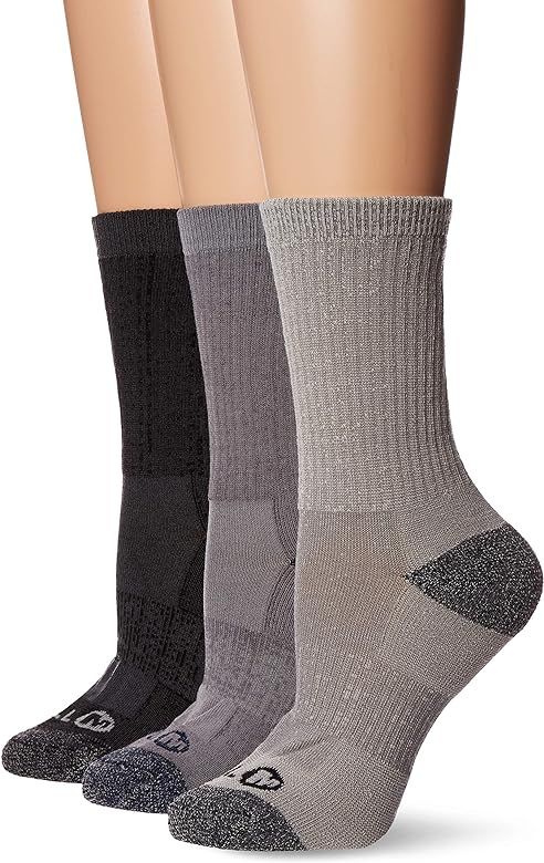 Merrell Men's and Women's Wool Everyday Half Cushion Socks 3 Pair Pack - Arch Support Band and In... | Amazon (US)