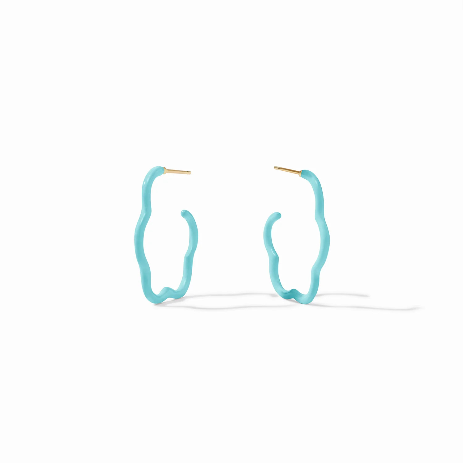 Gardenia Gold Floral Hoop Earrings | Julie Vos | Julie Vos