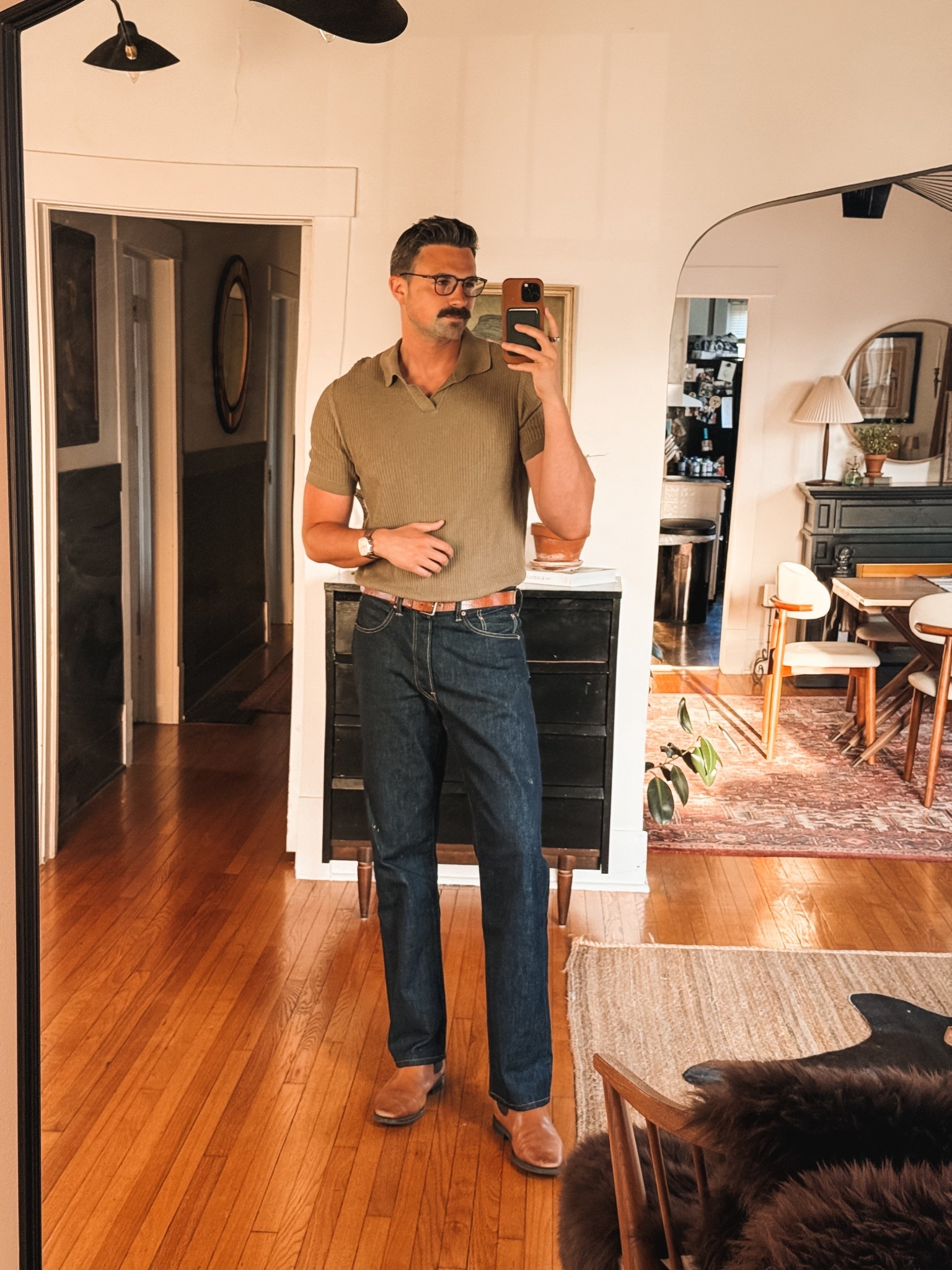 Casual Friday fit for men. Loving my new denim from Buck Mason! 

#LTKgrwm #LTKMens #LTKTall