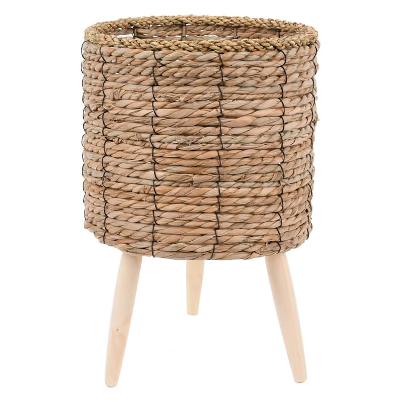 Found & Fable Faux Rattan Plant Stand, Medium | At Home