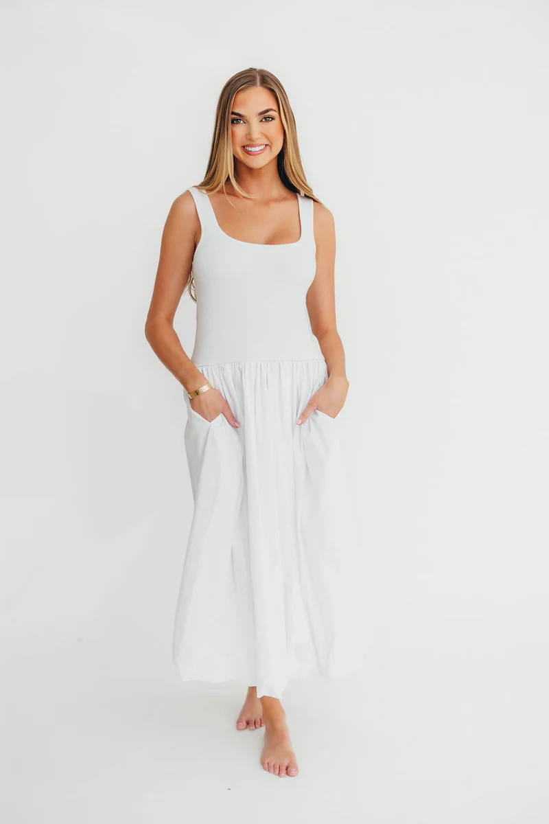Betty Dress in White | Worth Collective