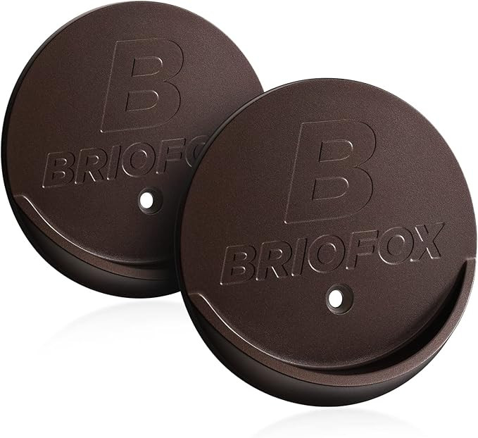 BRIOFOX Shower Curtain Rod Holder 3M Adhesive | Heat Resistant | Waterproof | Max Load 60 lbs Sho... | Amazon (US)