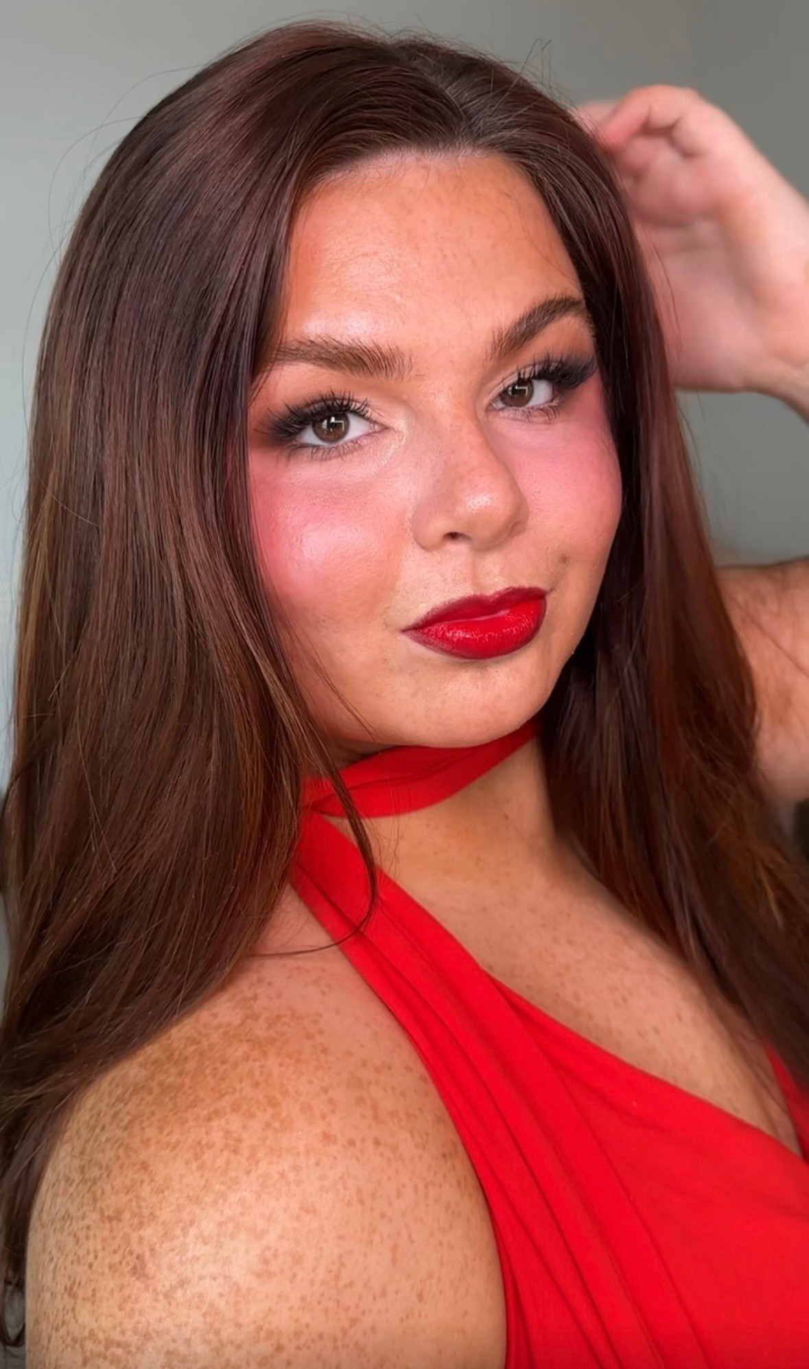 Drugstore valentines makeup look 🩷✨