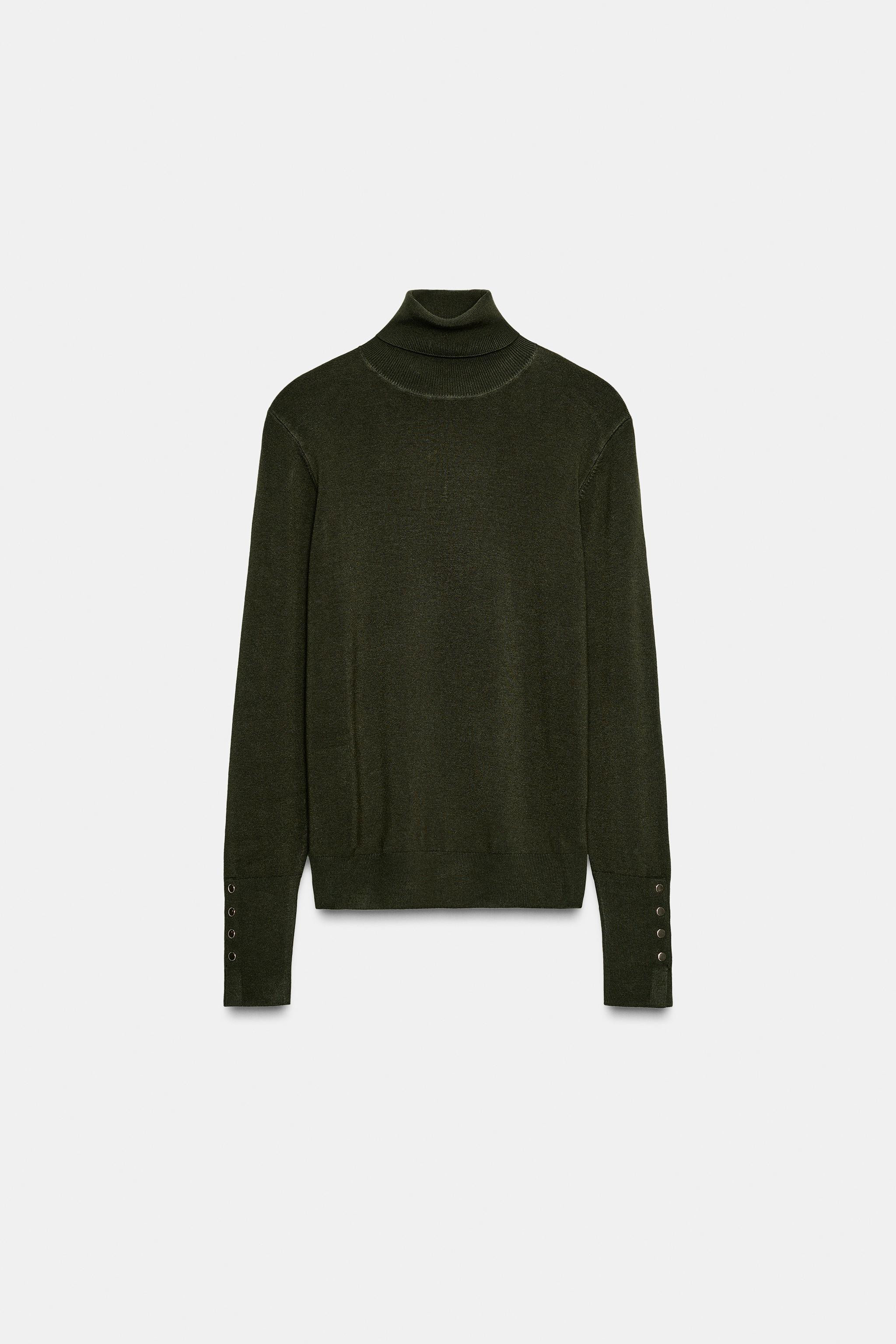 BASIC PLAIN KNIT JUMPER | Zara US