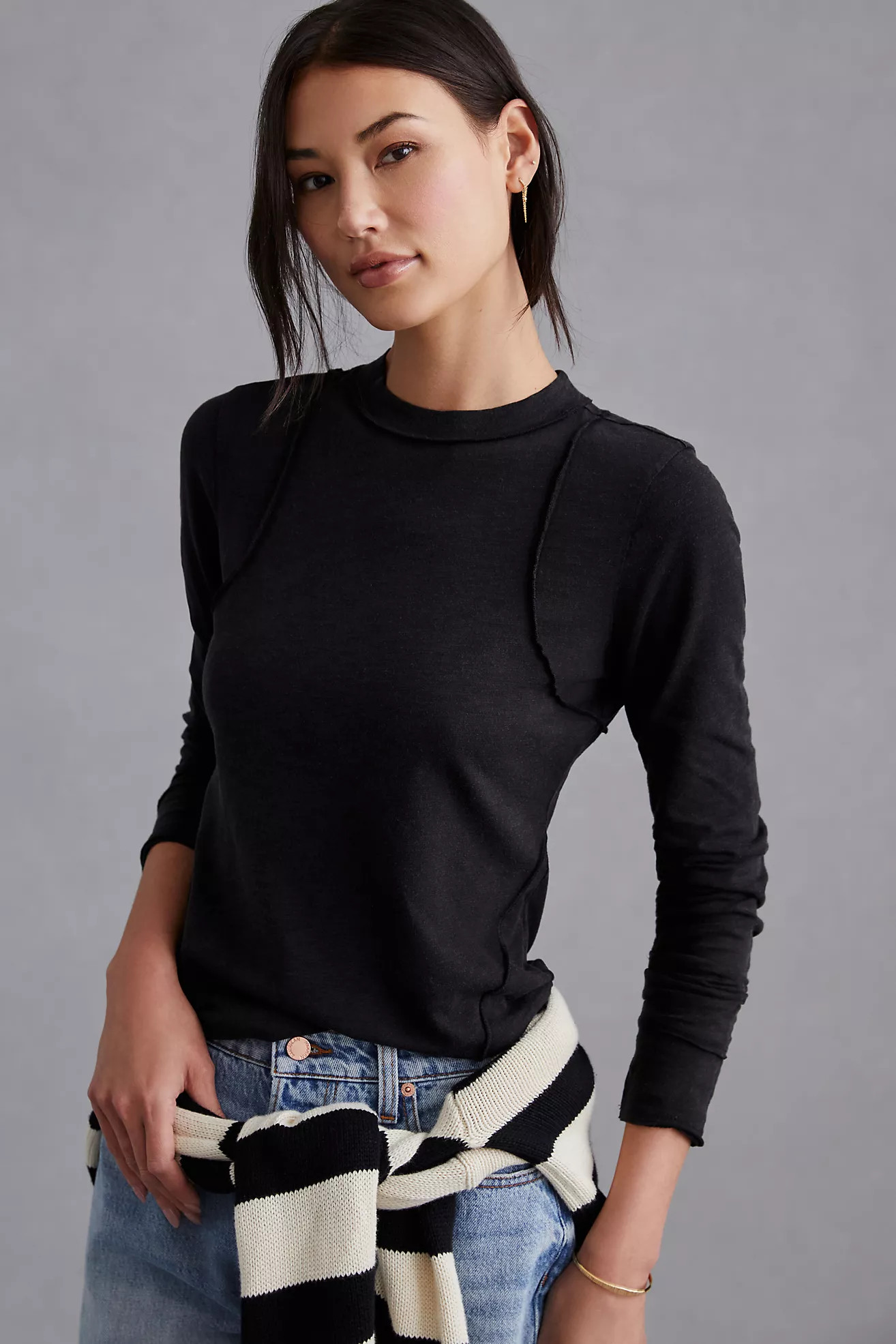 Pilcro Reconstructed Racer Tee | Anthropologie (US)