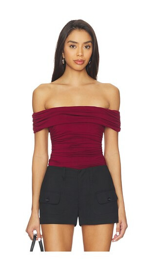 Undress Code Buttercup Bodysuit in Burgundy. - size M | Revolve Clothing (Global)