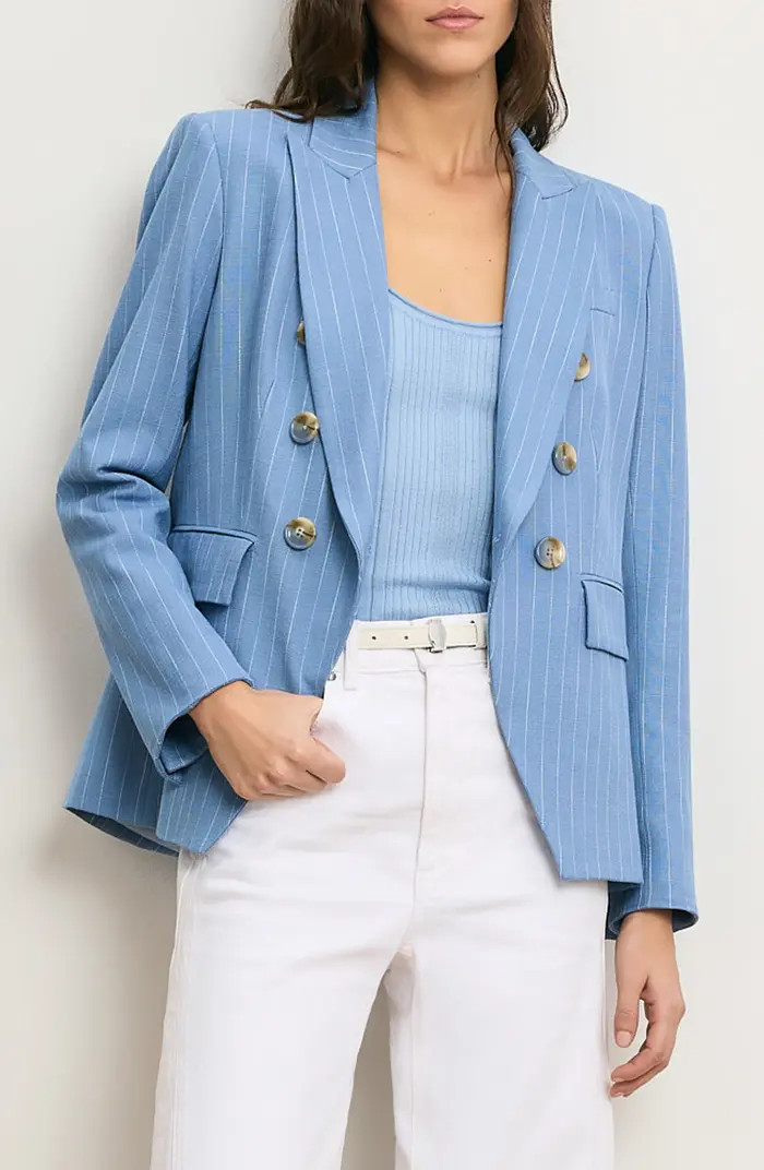 Veronica Beard Miller Pinstripe Dickey Jacket | Nordstrom | Nordstrom