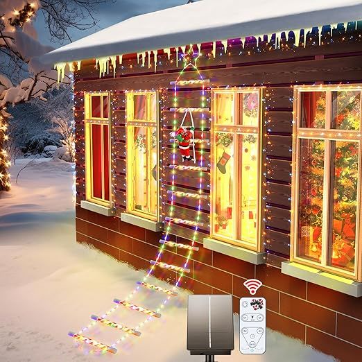 Larger Outdoor Christmas Decorations, ToDaKa Newest 10FT Solar Christmas Decorations Outdoor Yard... | Amazon (US)