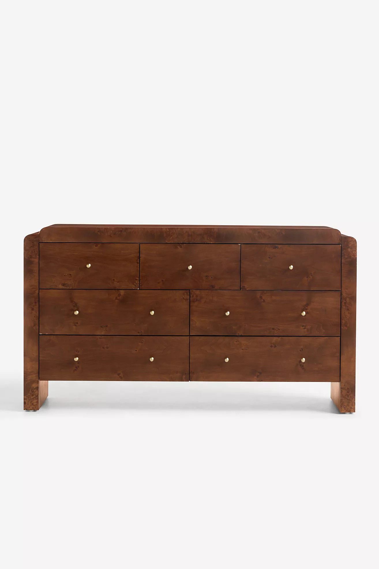 Shura Burl Seven-Drawer Dresser | Anthropologie (US)