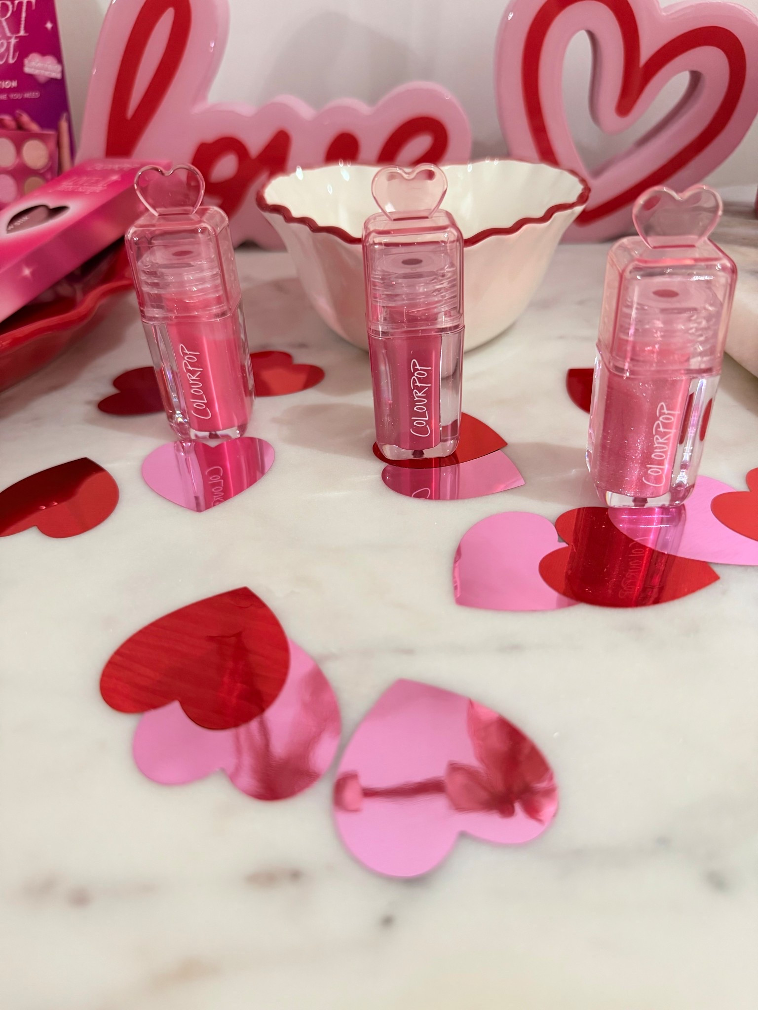 I love these ColourPop’s Ultra Glossy Lip shades in their new Valentine’s Day collection!!💋😍 They are not sticky feeing with a hi-shine!! This ColourPop Heart To Get collection has beautiful shades to compliment anyone! This will make a great gift idea!💝🤩









@colourpopcosmetics 
Galentines Gift ideas, gifts for teens, gifts for friends, Valentine’s Day gift ideas, makeup, beauty products, lip gloss, ColourPop, gifted 
 

#LTKBeauty #LTKValentine #LTKOver40