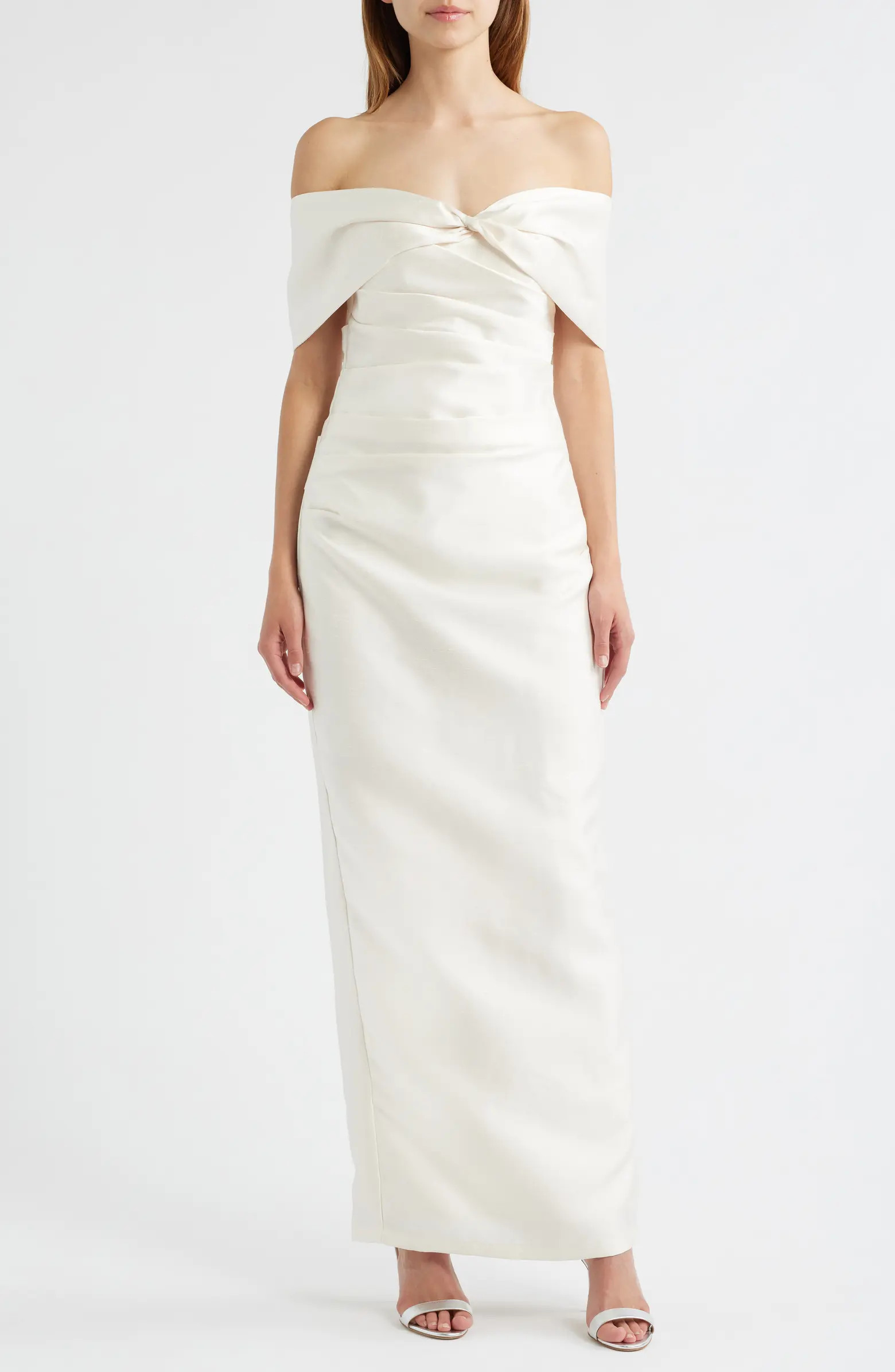 Off the Shoulder Taffeta Gown | Nordstrom