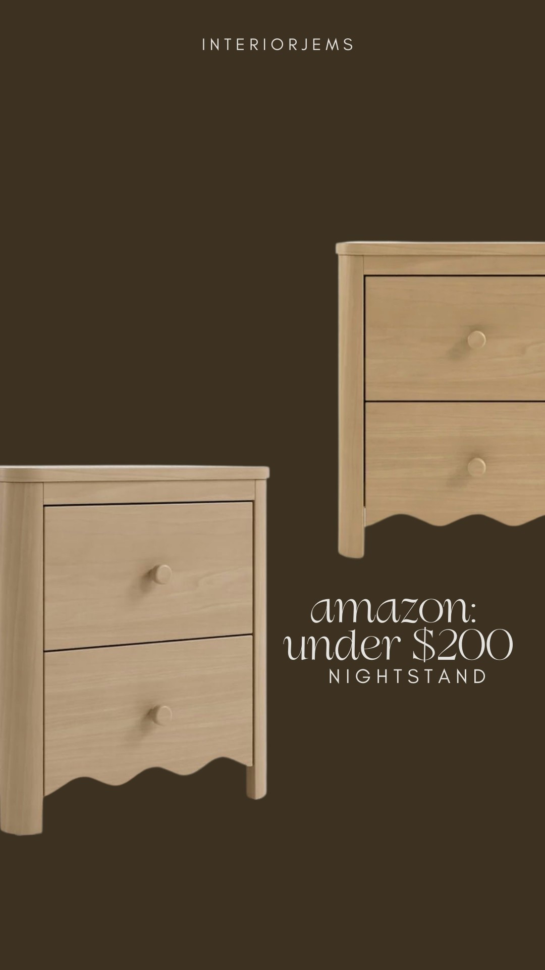 Super cute nightstand for under $200 from Amazon. Natural wood nightstand, kids nightstand, small nightstand 

#LTKHome #LTKStyleTip