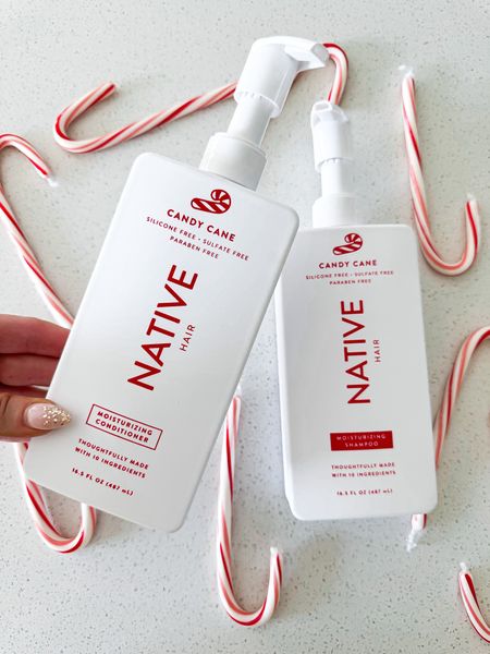 Holiday beauty gifts! @native Candy cane shampoo & conditioner available at @target! #ad #targetpartner #nativepartner #targetstyle

#LTKGiftGuide #LTKHoliday #LTKSeasonal