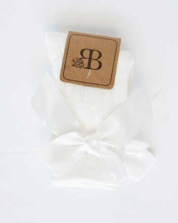 Martha Bow Front Midi Socks | Bailey's Blossoms