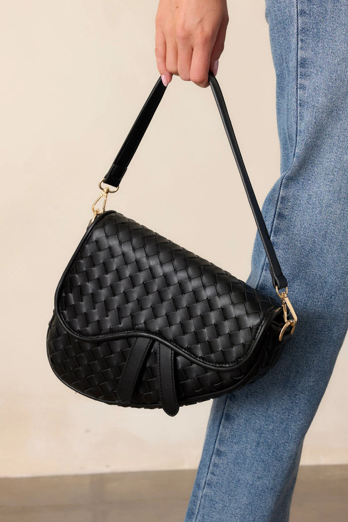 NEW!! Highland Woven Saddle Bag | Glitzy Bella