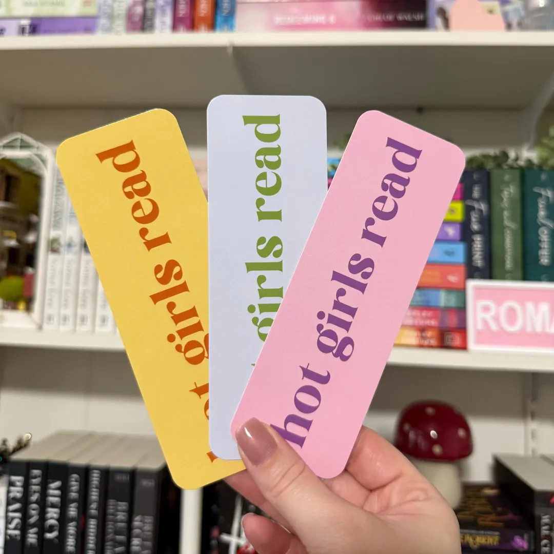 Hot Girls Read Bookmark | Cute Bookmark | Book Club Bookmark | Bookish Gift | Etsy (US)
