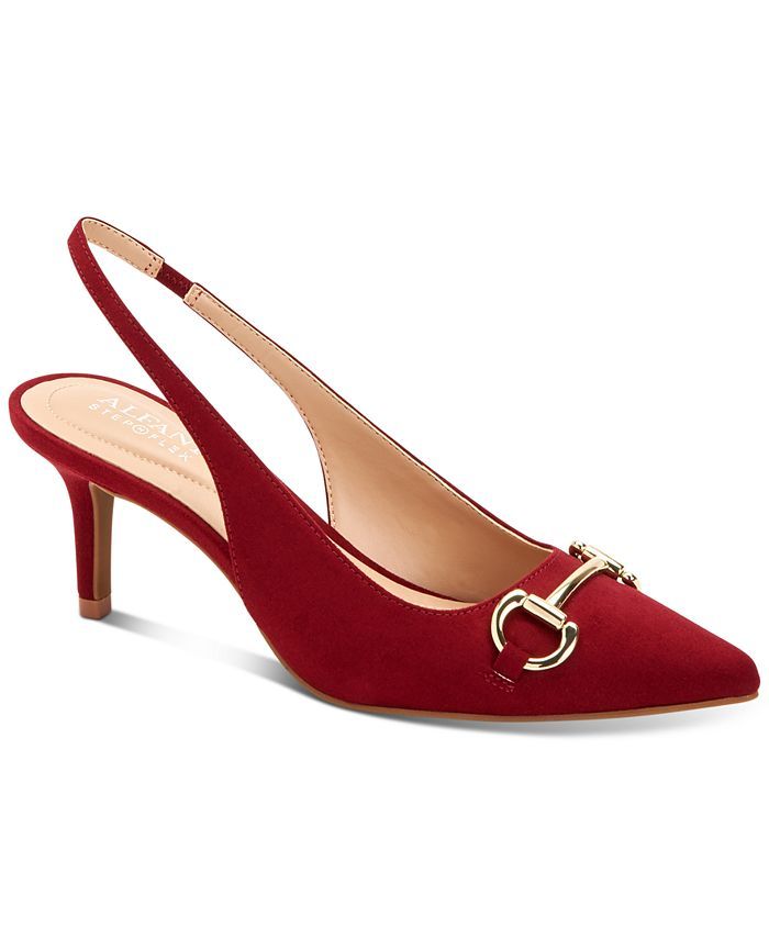 Alfani Women's Carynn Pointed-Toe Slingback Pumps, Created for Macy's & Reviews - Heels & Pumps -... | Macys (US)