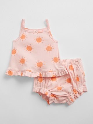 Baby Ribbed Tank Two-Piece Outfit Set | Gap Factory