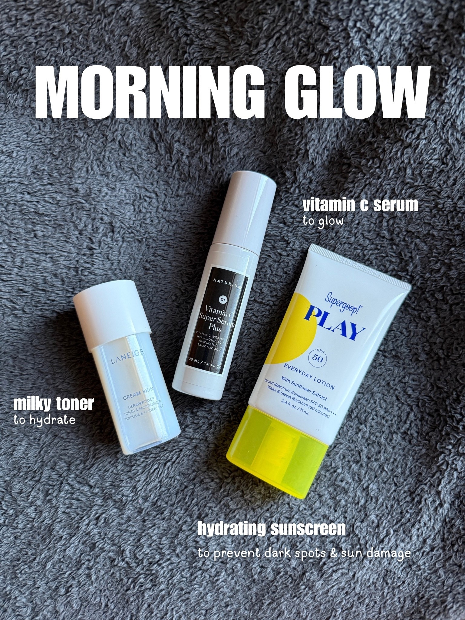 Morning skincare for glowing skin 🧡 #skincare #glowingskin #skincareroutine skincare, glass skin, skincare to ur one 

#LTKBeauty #LTKFindsUnder100