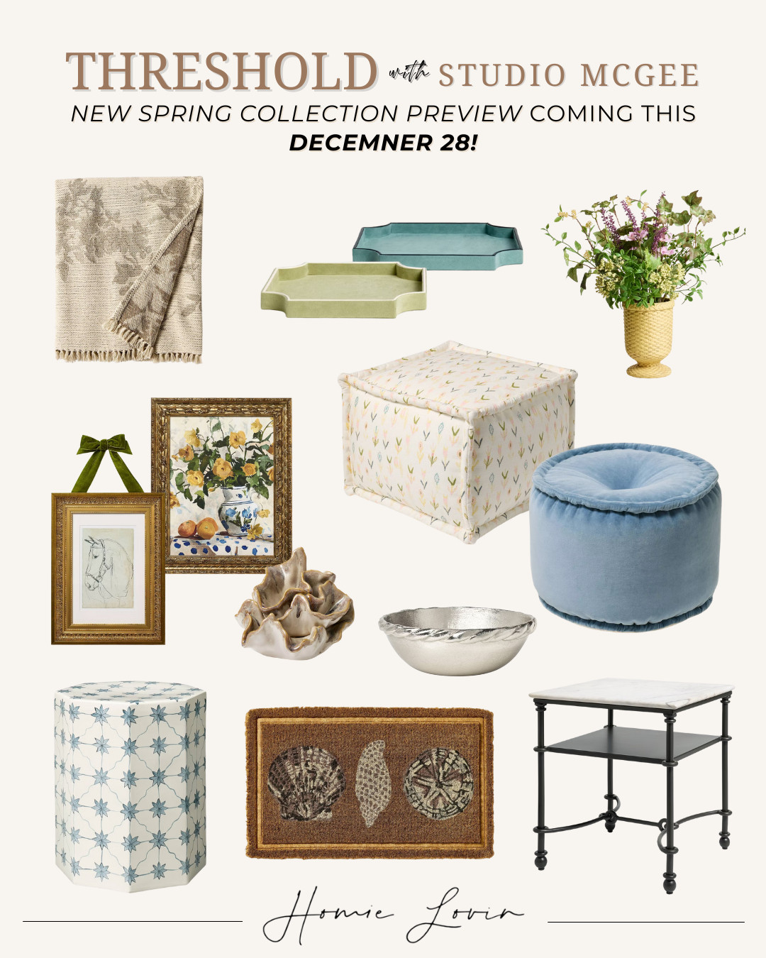 Spruce up your home with the New! Spring Collection Preview from Threshold x Studio McGee!

Available this December 28th!

furniture, home decor, interior design    &Co  Arrival 

 #Target #Threshold #StudioMcGee #McGee #New #LTKHome #LTKSaleAlert