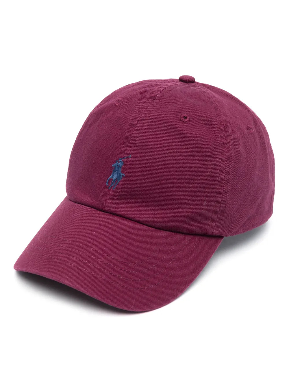Polo Ralph Lauren logo-embroidered Baseball Cap | Red | FARFETCH | Farfetch Global