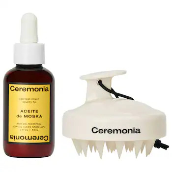 Aceite de Moska Hair Oil & Scalp Massager Set - Ceremonia | Sephora | Sephora (US)