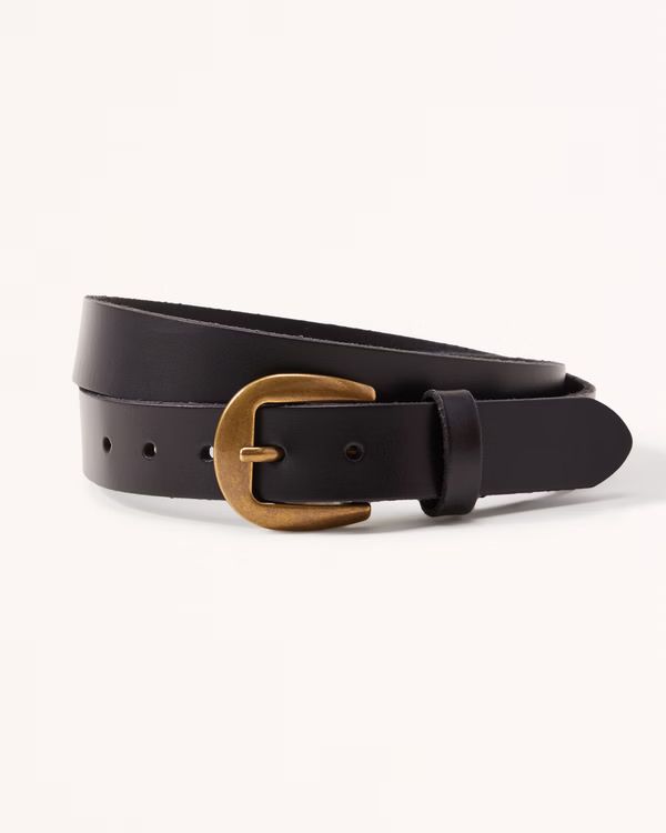 Men's Leather Belt | Men's Accessories | Abercrombie.com | Abercrombie & Fitch (US)