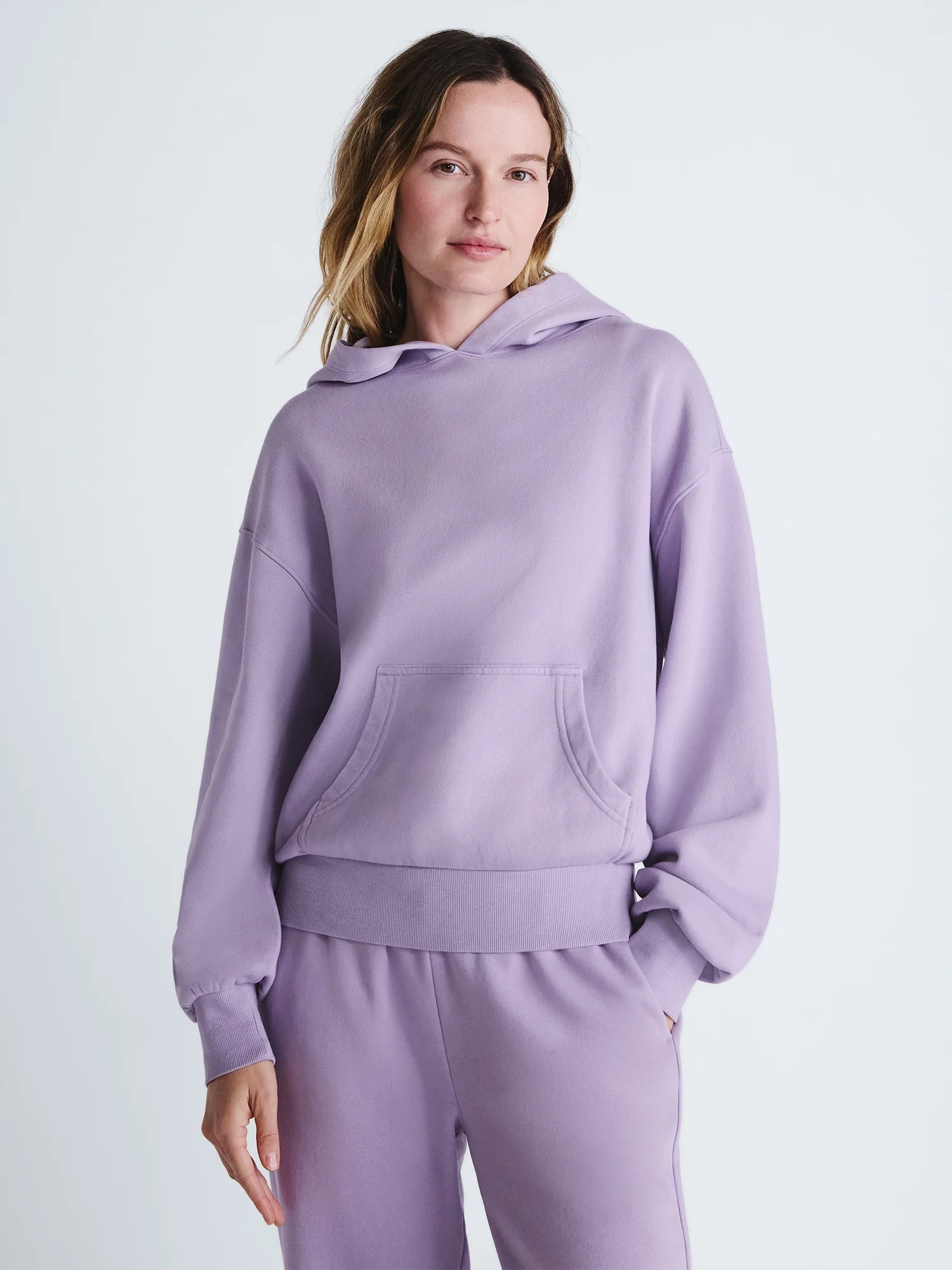 Scoop Women's and Women's Plus Mineral Wash Oversized Hoodie, Sizes XS-4X | Walmart (US)