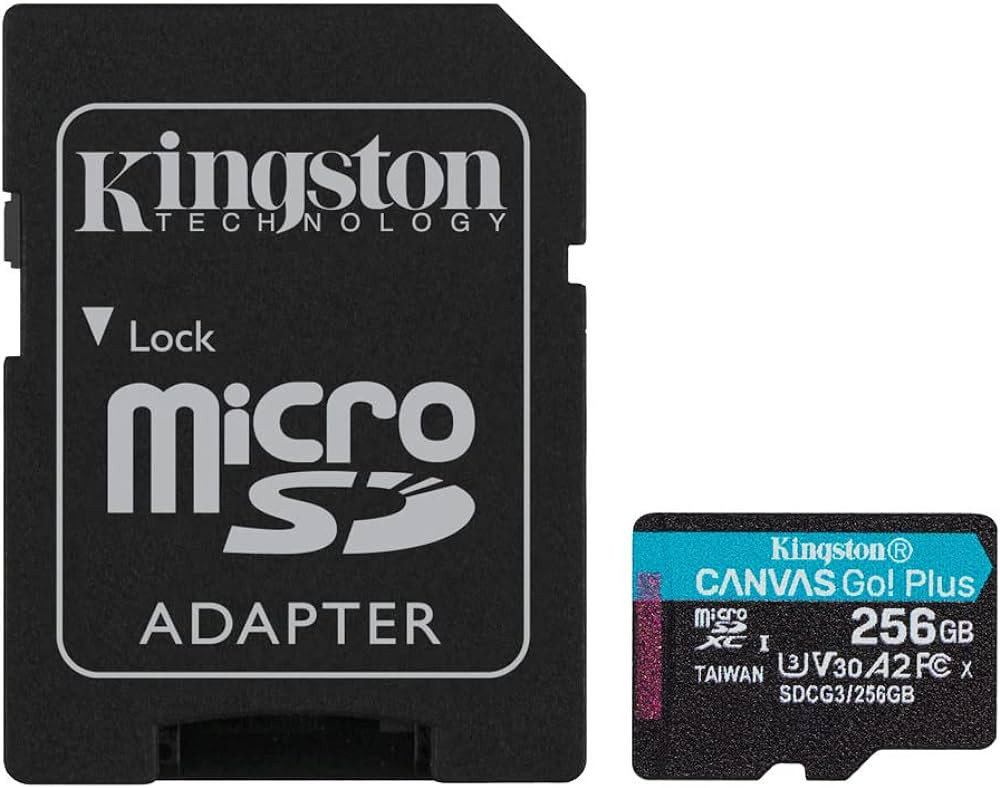 Kingston 256GB microSDXC Canvas Go Plus 170MB/s Read UHS-I, C10, U3, V30, A2/A1 Memory Card + Ada... | Amazon (US)