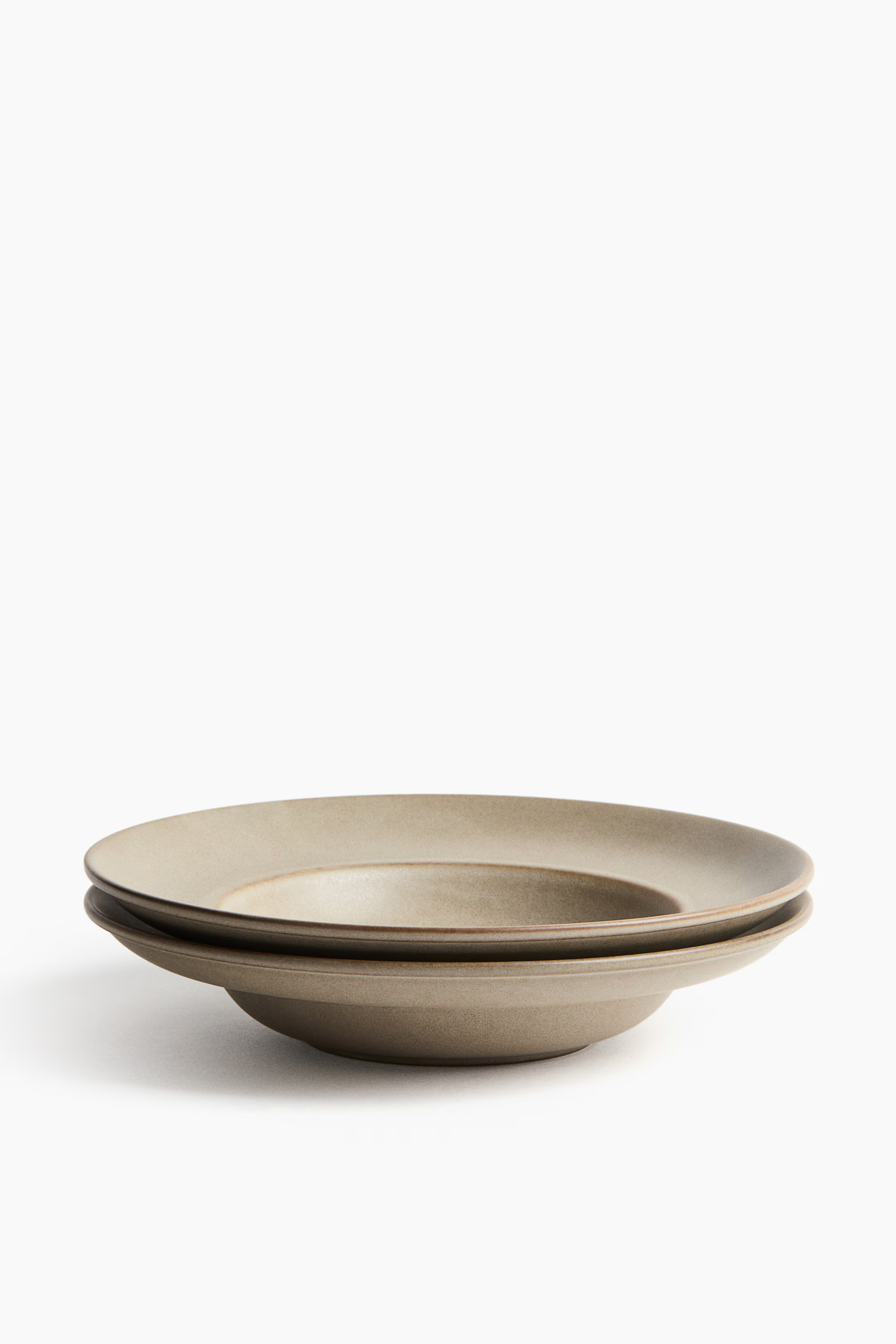 2-Pack Reactive-Glaze Deep Plates | H&M (US + CA)