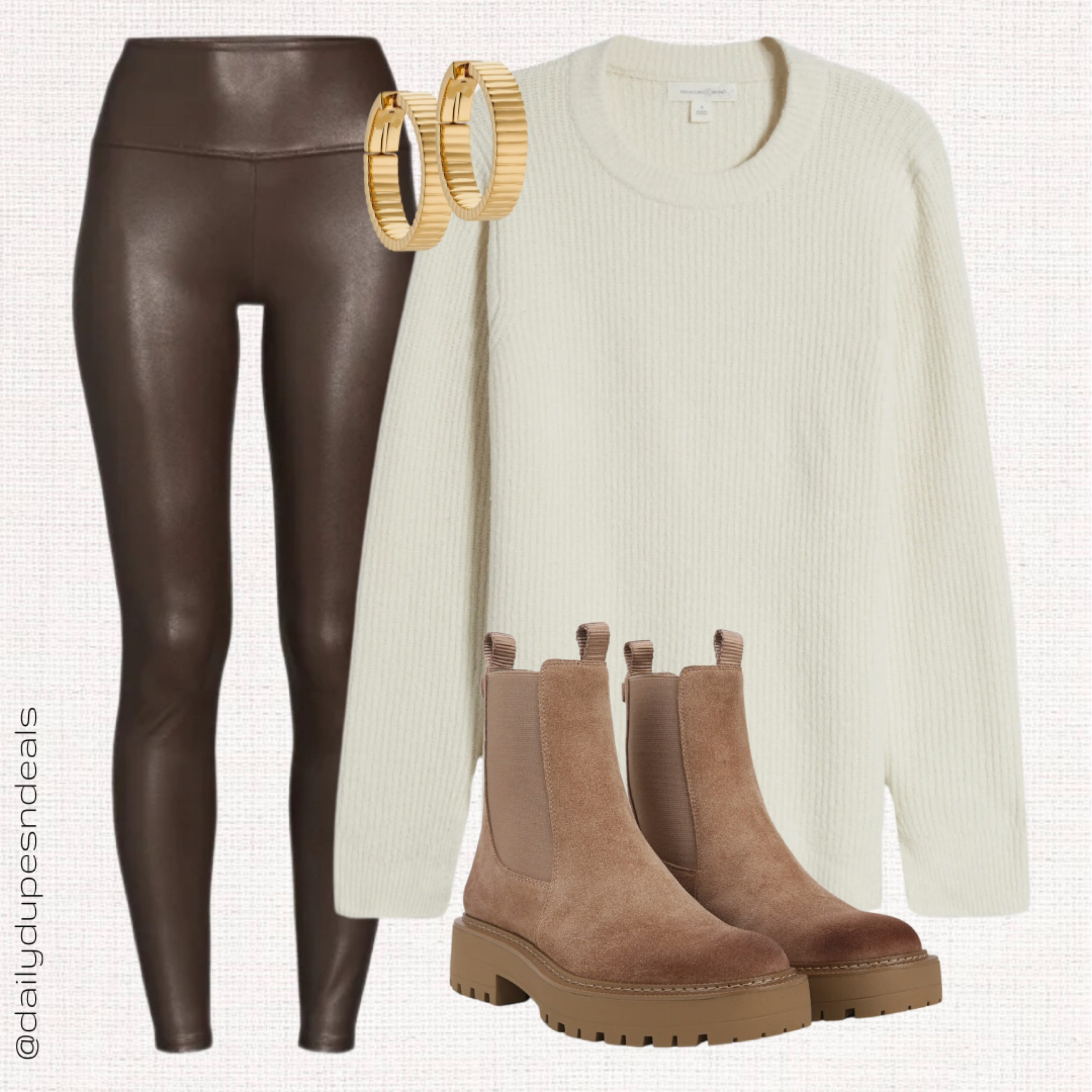 Fall winter sweater leggings faux leather boots Walmart Amazon 

#LTKSeasonal #LTKfindsunder50 #LTKstyletip