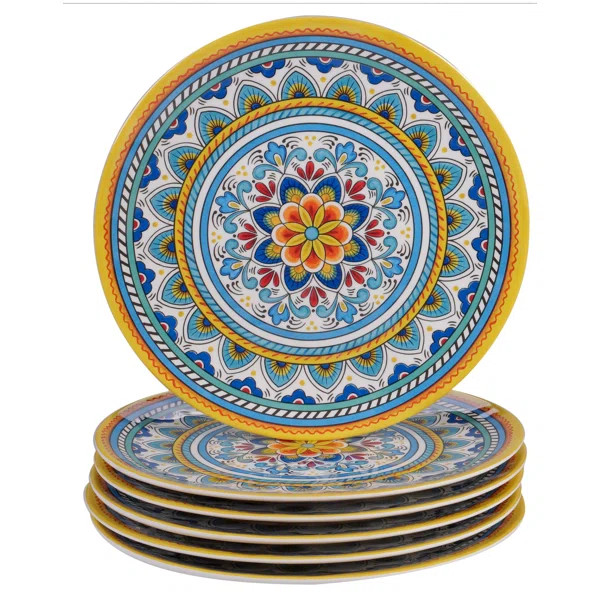 Portofino Set/6 Dinner Plate 11" (Set of 6) | Wayfair North America