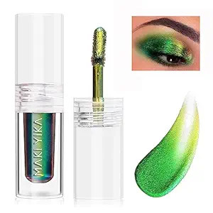 MAKI YIKA Glitter Eyeshadow Green Liquid Multichrome Eyeshadows Long Lasting Metallic Chameleon E... | Amazon (US)