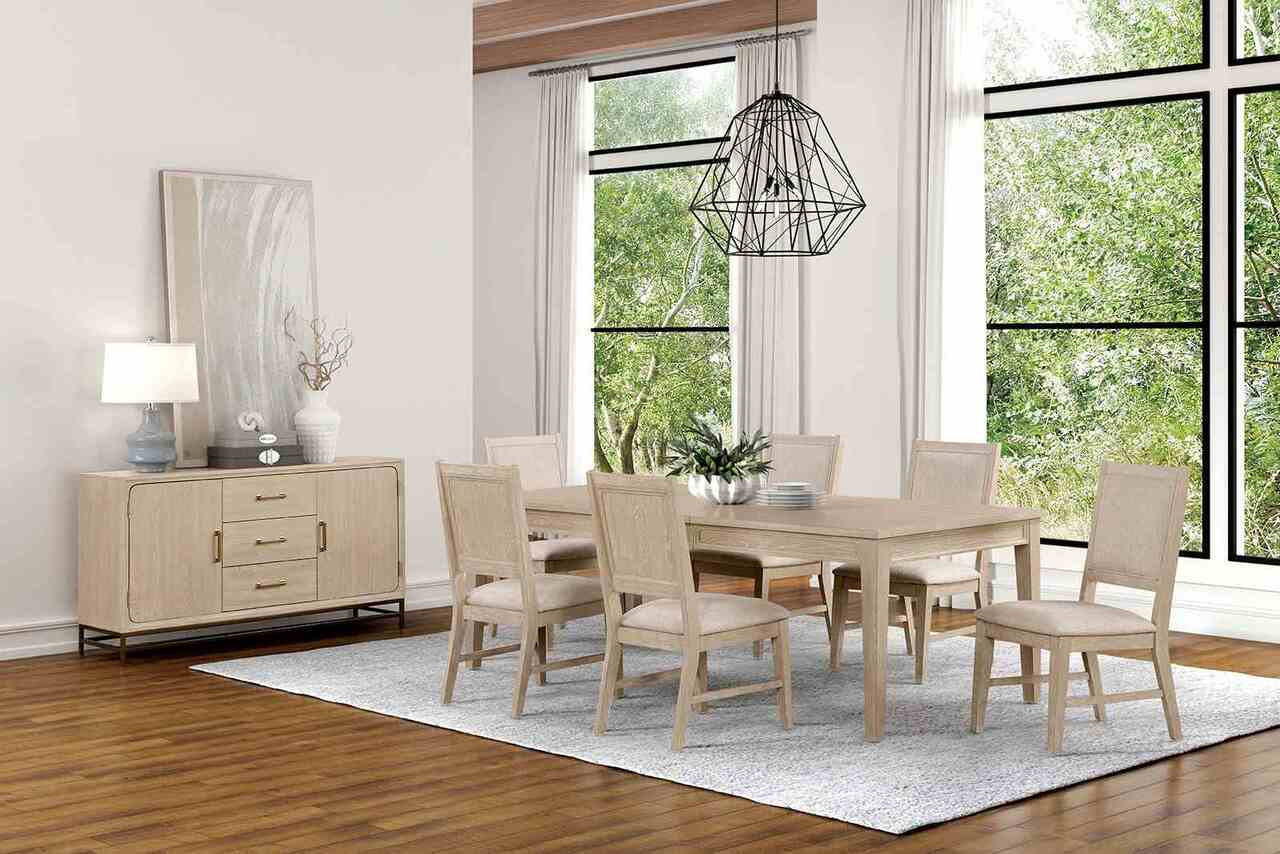 Sandnes Dining Room Set In Light Oak | 1stopbedrooms