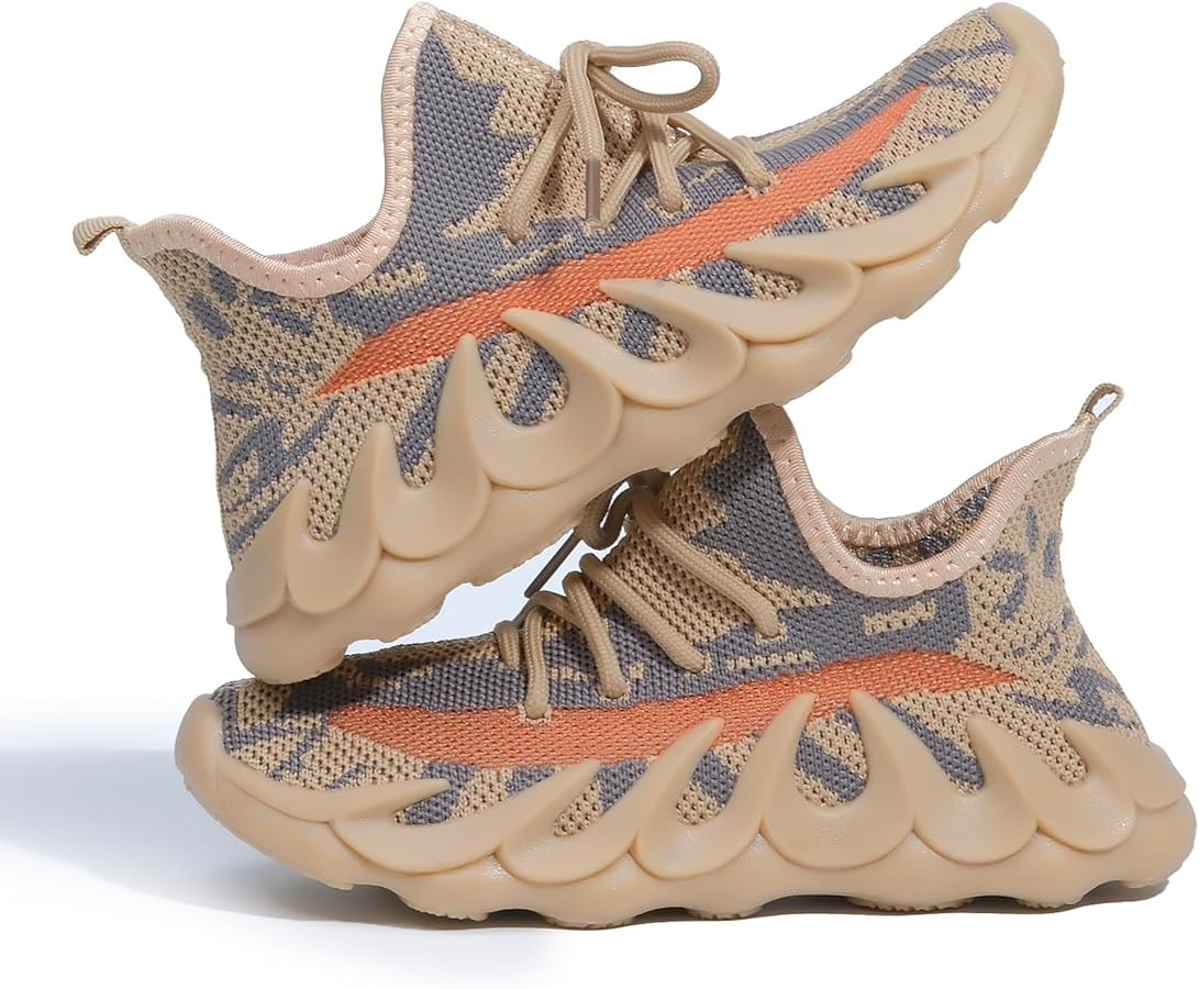 Toddler Shoes Boys Girls Tennis Shoes Kids Breathable Sneakers Lightweight Non Slip Sneakers Lace... | Amazon (US)