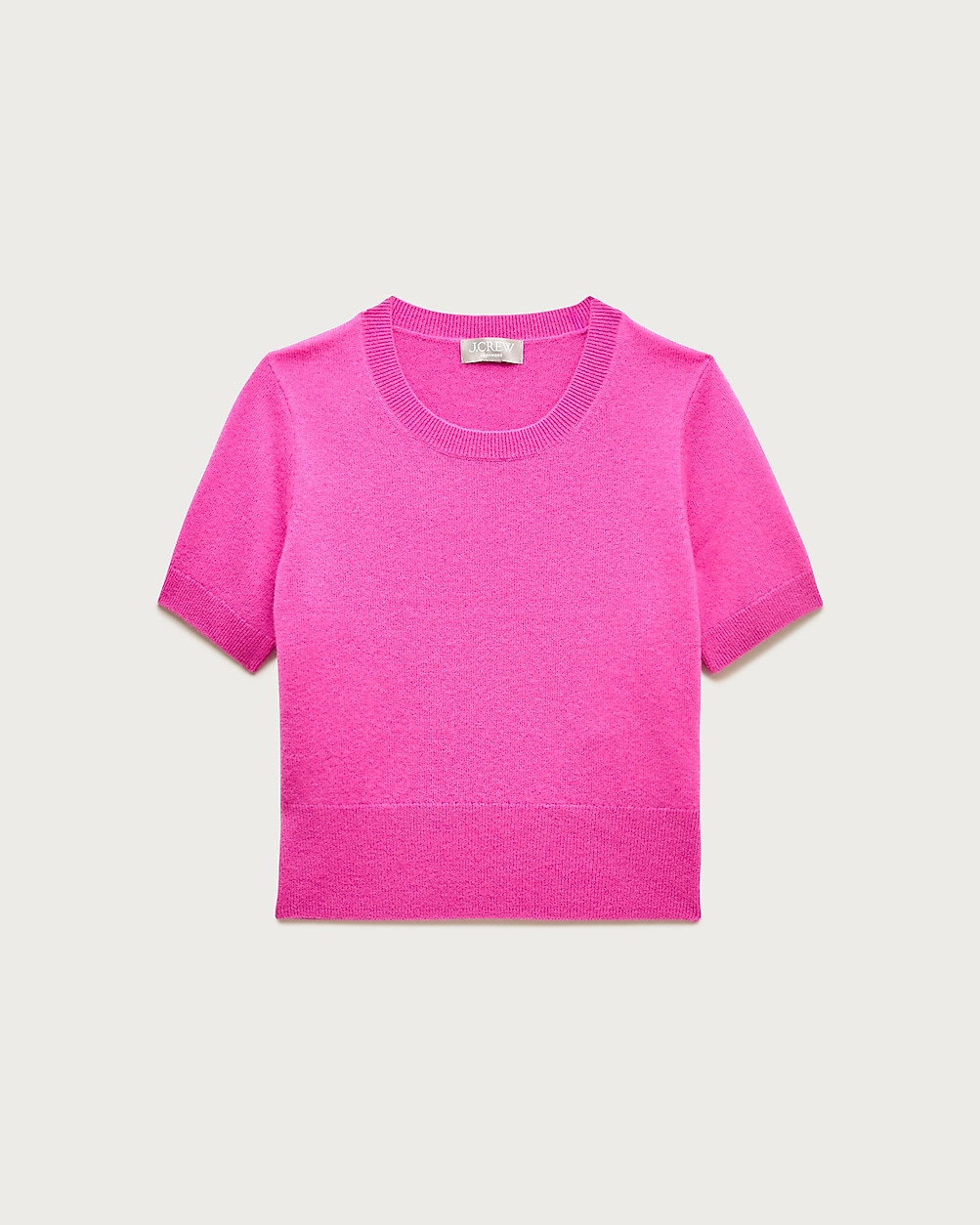 Cashmere shrunken T-shirt | J. Crew US